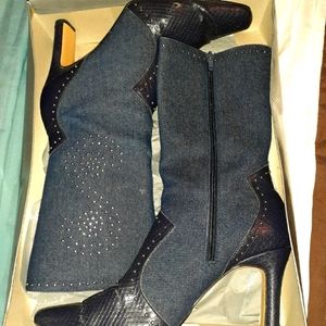 Studded boots...its not just a cowgirl boot